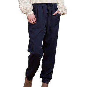 Splendid Rafe Straight Leg Jogger Pants Navy Size XS